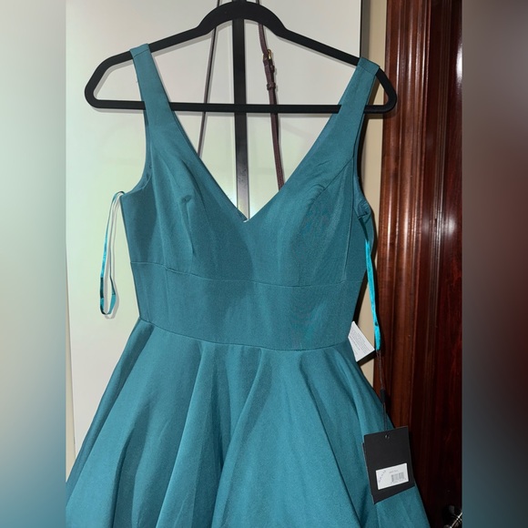 V neck fit and flare mini dress - Picture 6 of 9